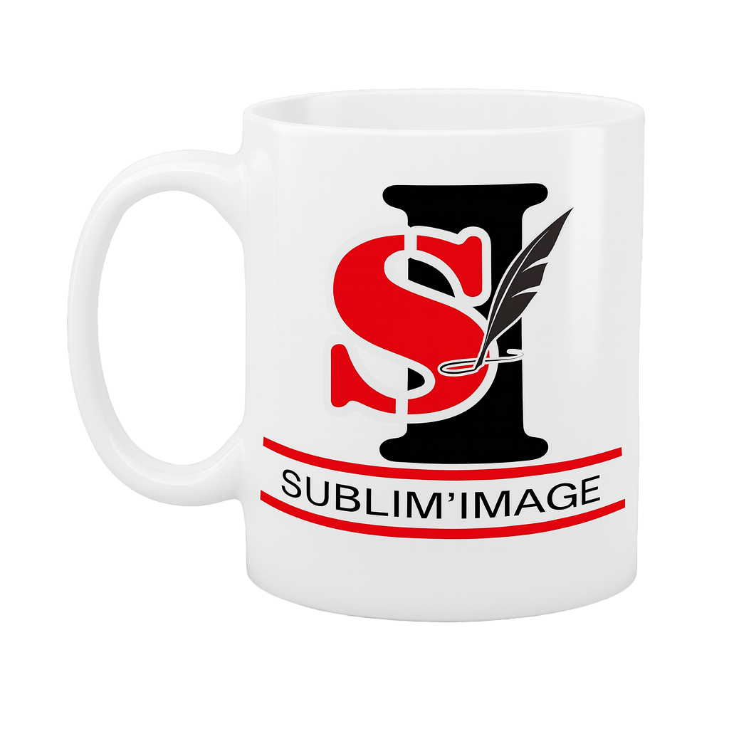Mug personnalisable par sublimation.